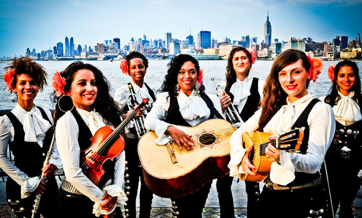 The badass all-female mariachi band Flor De Toloache.