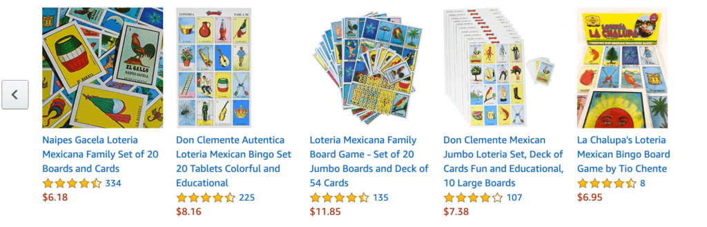 LOTERIA Mexicana Family Set of 10 Boards and Cards Bingo Gacela El Borracho  for sale online