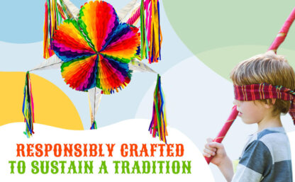 Jumbo Rainbow Mexican Star Piñata with 30 Ft Rope Included, Holds 5 Pounds of Pinata Filler - Image 9