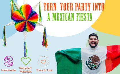 Jumbo Rainbow Mexican Star Piñata with 30 Ft Rope Included, Holds 5 Pounds of Pinata Filler - Image 10