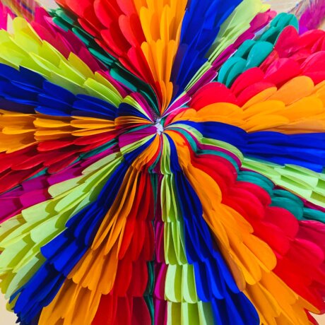 Beautiful Paper Mexican Star Piñata