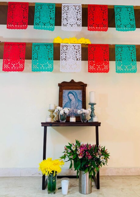 Virgin of Guadalupe Altar for December 12