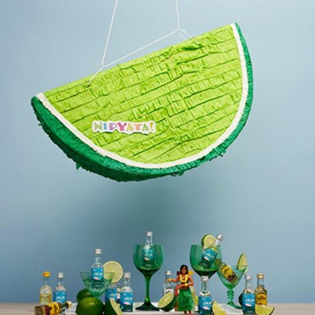 Lime and tequila pinata