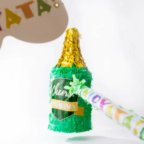 Brilliant boozy gift piñatas - Champagne Bottle Pinata